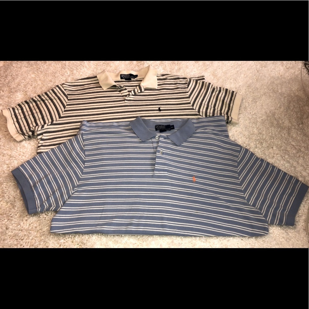 Two Men’s Polo shirts!
